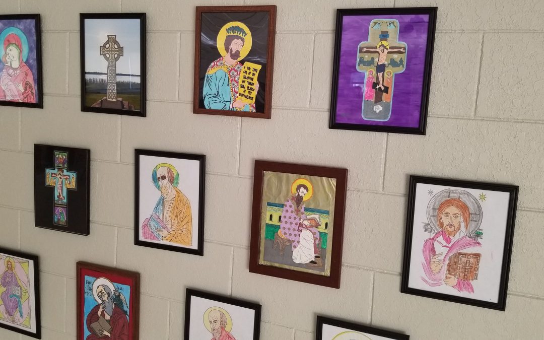 Icon Writing Project for Youth Art Month